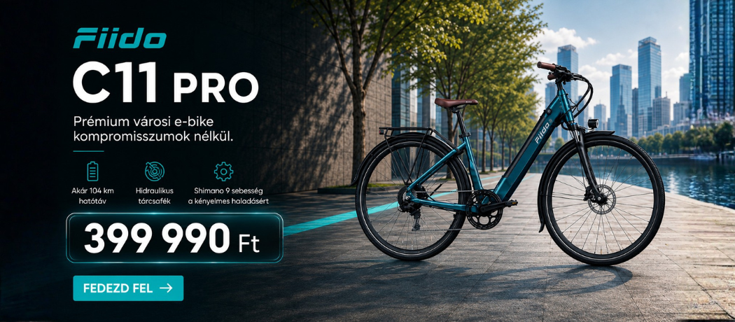 Fiido C11 Pro – 28"-os városi elektromos kerékpár