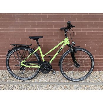   KTM Avenza 27 HS- 28” Trekking kerékpár, 3x8 Sebességes Shimano Alivio váltó, SR Suntour CR8V teleszkóp, 46cm