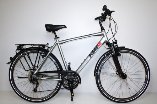 KTM Veneto 28"-os Trekking kerékpár, 27 fokozatú Shimano SLX váltó, Suntour NEX teleszkóp, 56cm/L