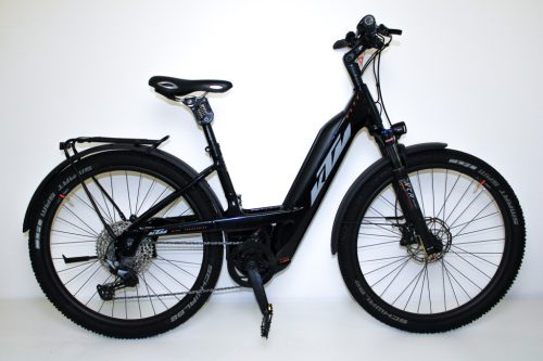 KTM Macina Aera 271 28”-os elektromos kerékpár 625Wh, 11 fokozatú Deore váltó, Suntour XCR teleszkóp, 43cm/XS