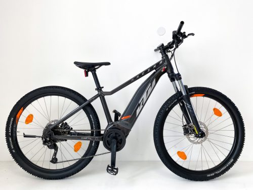 KTM Macina 571 27,5”-os elektromos kerékpár 500Wh, Shimano Alivio 9 fokozatú váltó, Suntour XCM teleszkóp, 38cm/XS