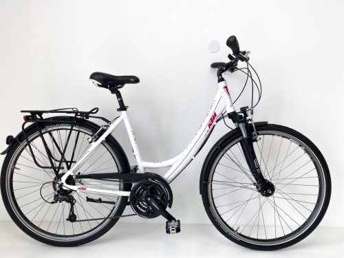KTM Life Time 28"-os Trekking kerékpár, 24 sebességes Shimano Deore váltó, Suntour CR8V teleszkóp, 51cm/M