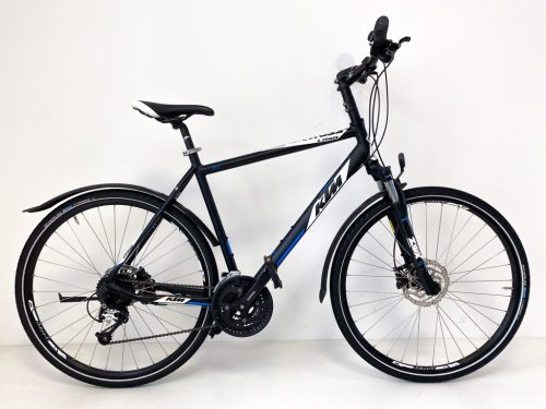 KTM L Cross 28"-os Trekking kerékpár, 27 sebességes Shimano XT váltó, Suntour NEX teleszkóp, 56cm/L