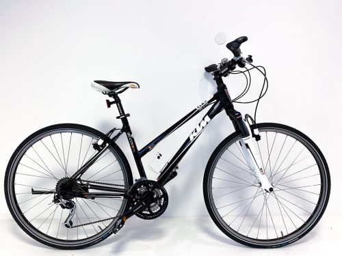 KTM Life Action 28"-os Trekking kerékpár, 27 sebességes Deore XT váltó, Suntour NCX teleszkóp, 46cm/S