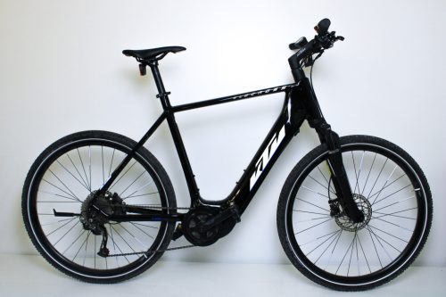 KTM Elocross 9 28”-os Elektromos kerékpár, 500Wh, 9 fokozatú Shimano Deore váltó, Suntour NX1 teleszkóp, 60cm/XL