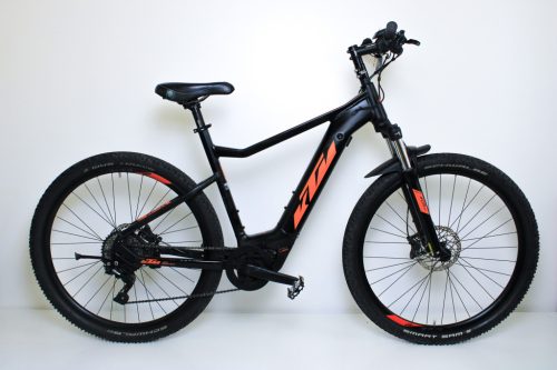 KTM Macina Race 29"-os elektromos kerékpár 500Wh, 10 fokozatú Shimano Deore váltó, Suntour XCM teleszkóp, 53cm/L