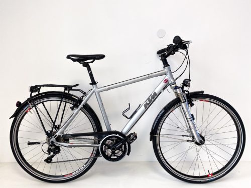 KTM Life Conquest 28"-os Trekking kerékpár, 27 fokozatú Shimano Deore LX váltó, Suntour NCX teleszkóp, 51cm/M