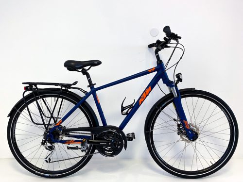 KTM Life XT 28”-os Trekking kerékpár, 3x8 sebességes Shimano Deore XT váltó, Suntour NEX teleszkóp, 46cm/S