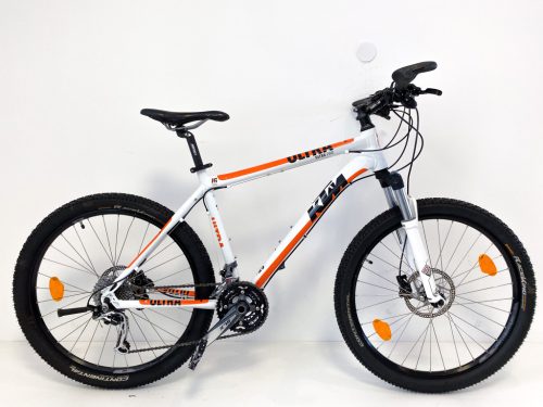 KTM Ultra Pro 26"-os MTB kerékpár, 30 fokozatú XT váltóval, Rock Shox recon teleszkóp, 48cm/M
