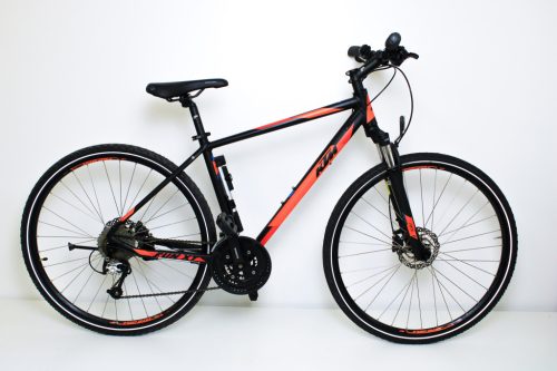 KTM Fun XT 28"-os Trekking kerékpár, 27 sebességes Shimano Deore XT váltó, Suntour NCX teleszkóp, 46cm/S
