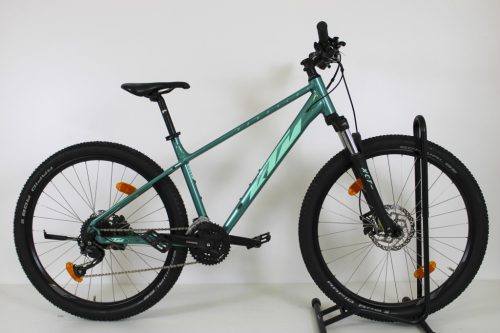 KTM Disc 271 Pennylane 27,5"-os MTB kerékpár, Shimano Altus 3x9 sebességes váltó, Suntour XCT teleszkóp, 42cm/S