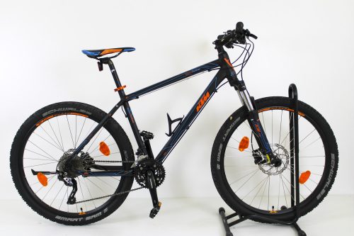 KTM MTB SLX 27,5"-os MTB kerékpár, 30 fokozatú Shimano SLX váltóval, Suntour XCM teleszkóp, 48cm/M