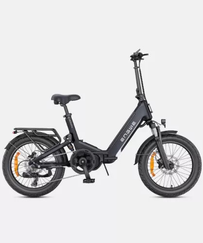 ENGWE L20 3.0 Pro – 20"-os összecsukható elektromos kerékpár, középmotorral, 720 Wh akkumulátorral és teljes rugózással