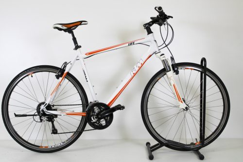 KTM Life Cross 28"-os Trekking kerékpár, 27 sebességes Shimano Deore XT váltó, Suntour NEX teleszkóp, 56cm/L