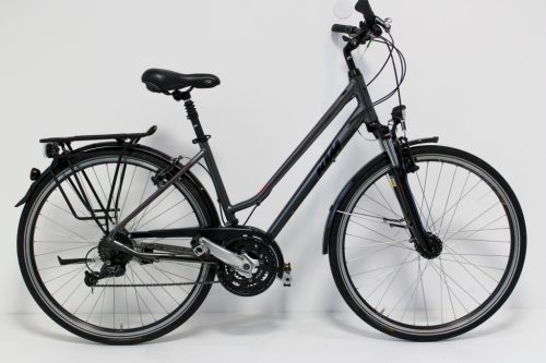 KTM Life TG 28"-os Trekking kerékpár, 27 sebességes Shimano Deore váltó, Suntour NEX teleszkóp 46cm/S