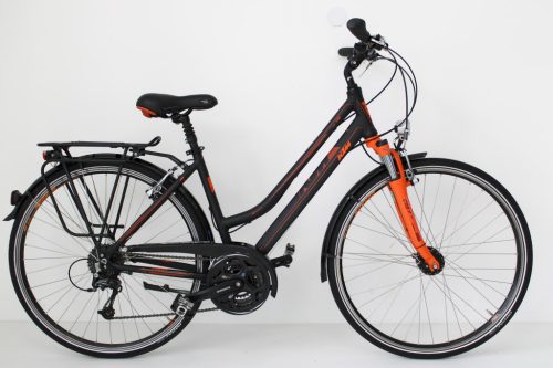 KTM Life Time 28"-os Trekking kerékpár, 24 sebességes Deore váltó, Suntour CR8V teleszkóp, 46cm/S