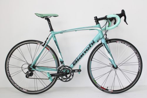 Bianchi Impulso 28"-os Alumínium országúti kerékpár, 2x10 Campagnolo Veloce váltó, 54cm/M