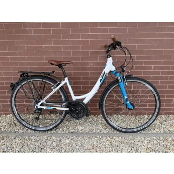   KTM LIFE TIME -  Női trekking kerékpár 28” / 43 cm / 3×8 sebességes Shimano Deore váltórendszer/ SR Suntour NEX első teleszkóp