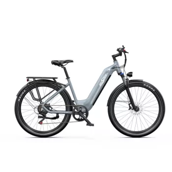   OneSport OT05 szürke – 27,5"-os elektromos trekking kerékpár, 655,2 Wh akkumulátorral és 44 Nm nyomatékkal