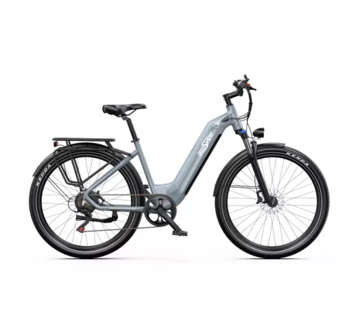 OneSport OT05 szürke – 27,5"-os elektromos trekking kerékpár, 655,2 Wh akkumulátorral és 44 Nm nyomatékkal