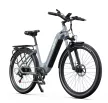 OneSport OT05 szürke – 27,5"-os elektromos trekking kerékpár, 655,2 Wh akkumulátorral és 44 Nm nyomatékkal