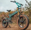 Fiido M1 Pro – 20"-os összecsukható fat bike elektromos kerékpár, 556,8 Wh akkumulátorral és teljes rugózással