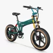 Fiido M1 Pro – 20"-os összecsukható fat bike elektromos kerékpár, 556,8 Wh akkumulátorral és teljes rugózással