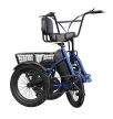 APEFOX RH30 – 18"-os összecsukható elektromos cargo tricikli, 720 Wh akkumulátorral és 65 Nm nyomatékkal