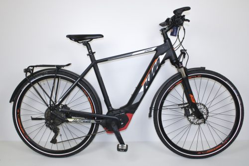 KTM Macina Sport 10 CX5 PT 28"-os elektromos kerékpár 500Wh, 10 fokozatú Shimano Deore váltó, Suntour NCX teleszkóp, 56cm/L