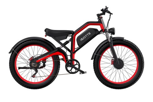 Duotts N26 Piros 26"-os elektromos kerékpár 960Wh, 1x7 fokozatú Shimano váltó, Teleszkóp, 46cm