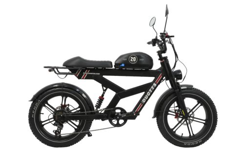 Duotts F20 20"-os elektromos kerékpár 1400Wh, 1x7 fokozatú Shimano váltó, Teleszkóp, 46cm