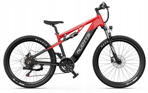DUOTTS E29 Piros 27,5"-os elektromos kerékpár 650Wh, 14 fokozatú Shimano Tourney váltó, Teleszkóp