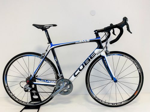 Cube Agree GTC 28”-os Carbon Országúti kerékpár, 2x10 fokozatú Ultegra váltó, 58cm /L