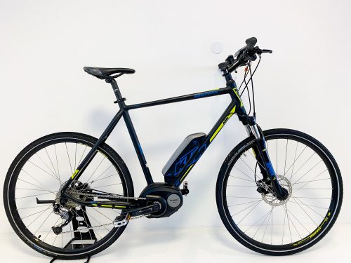 KTM Elopeak Cross 28”-os Elektromos kerékpár, 400Wh, 9 fokozatú Shimano Alivio váltó, Suntour NEX HLO teleszkóp, 60cm/XL