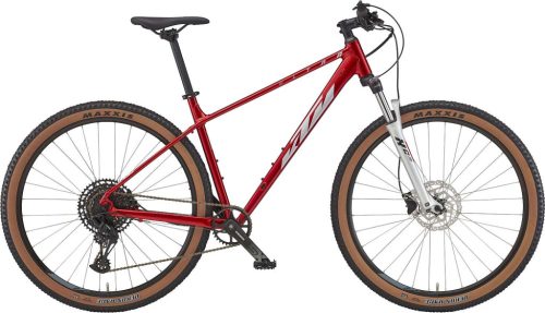KTM Ultra Fun 29"-os MTB kerékpár, 1x12 fokozatú Sram váltóval, Suntour XCM teleszkóp, 53cm/L Chrome Red 