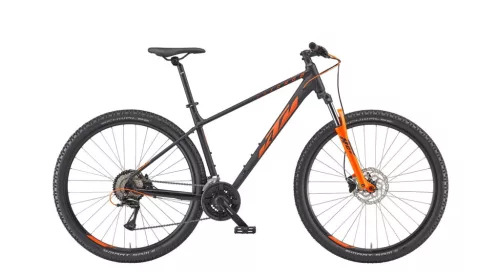 ÚJ - KTM Chicago 292 29"-os MTB kerékpár, 24 fokozatú Shimano Acera váltóval, Suntour XCE teleszkóp, 53cm/XL Black Matt