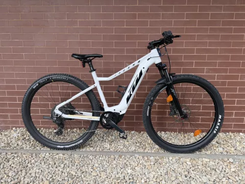 KTM Macina Team 591- 29" Elektromos kerékpár 500Wh, 1x10 Sebességes Shimano Deore Váltó, SR Suntour XCR (lockout) Teleszkóp, 48cm