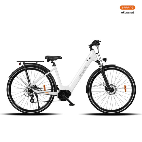 Onesport OT07 Fehér 27,5"-os elektromos kerékpár 504Wh, 1x7 fokozatú Shimano Altus váltó, Teleszkóp, 50cm