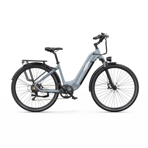 Onesport OT05 Pro Szürke 28"-os elektromos kerékpár 810Wh, 1x7 fokozatú Shimano váltó, Teleszkóp