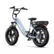 Onesport OT08 Szürke 20"-os elektromos kerékpár 850Wh, 1x7 fokozatú Shimano váltó, Teleszkóp
