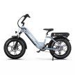 Onesport OT08 Szürke 20"-os elektromos kerékpár 850Wh, 1x7 fokozatú Shimano váltó, Teleszkóp