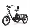 Onesport OT30 Pro Fekete 20"-os elektromos kerékpár 860Wh, 1x7 fokozatú Shimano váltó, Teleszkóp