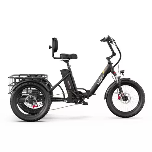 Onesport OT30 Fekete 20"-os elektromos kerékpár 625Wh, 1x7 fokozatú Shimano váltó, Teleszkóp
