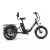Onesport OT30 Fekete 20"-os elektromos kerékpár 625Wh, 1x7 fokozatú Shimano váltó, Teleszkóp