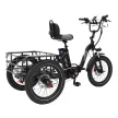 Onesport OT30 Fekete 20"-os elektromos kerékpár 625Wh, 1x7 fokozatú Shimano váltó, Teleszkóp