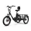 Onesport OT30 Fekete 20"-os elektromos kerékpár 625Wh, 1x7 fokozatú Shimano váltó, Teleszkóp