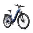 Onesport OT05 Kék 27,5"-os elektromos kerékpár 810Wh, 1x7 fokozatú Shimano váltó, Teleszkóp