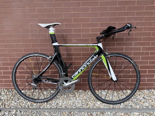 Cannondale Slice Aero -  Triatlon Full Karbon Kerékpár, Shimano Dura-Ace váltószett, 53cm