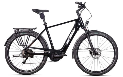 KTM Macina Silence 500Wh Metallic Black – Prémium E-Trekking Kerékpár Bosch Performance Line Meghajtással (2025), 51cm