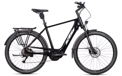 KTM Macina Silence 500Wh Metallic Black – Prémium E-Trekking Kerékpár Bosch Performance Line Meghajtással (2025), 56cm